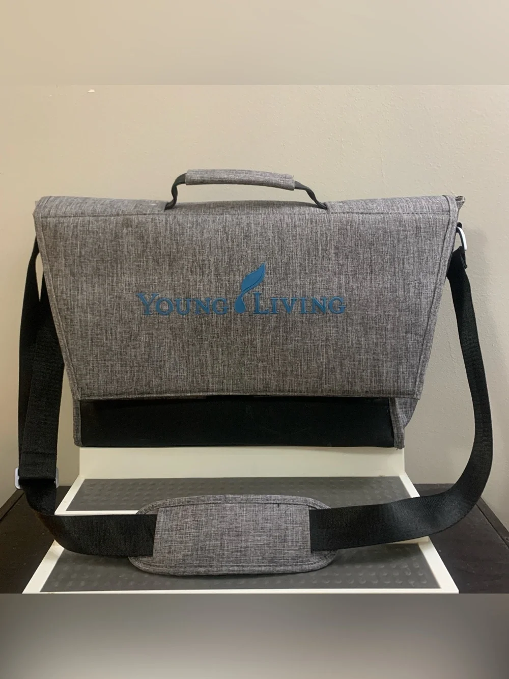 Young Living Rep Messenger Briefcase Bag Messenger Tote Stains